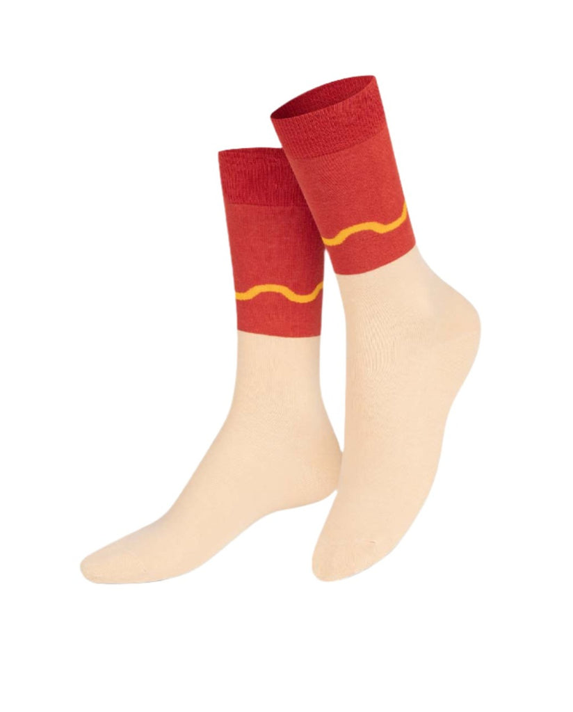 Hot Dog Socks  Eat My Socks   