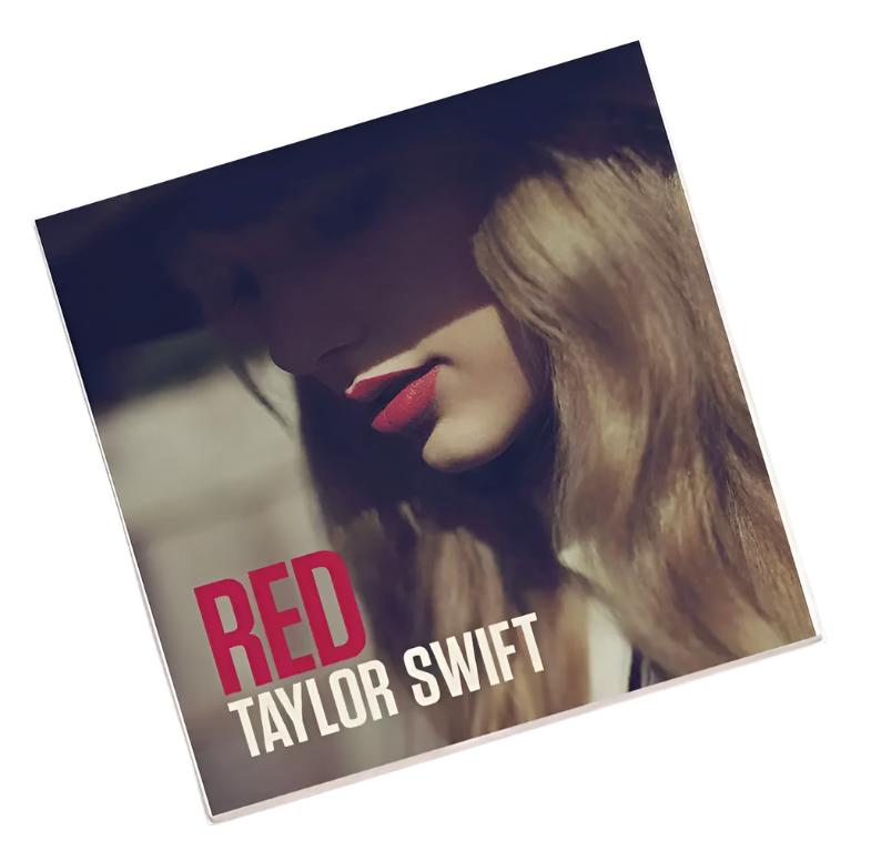 Taylor Swift Album Coasters  Lucky Mfg Co Red  