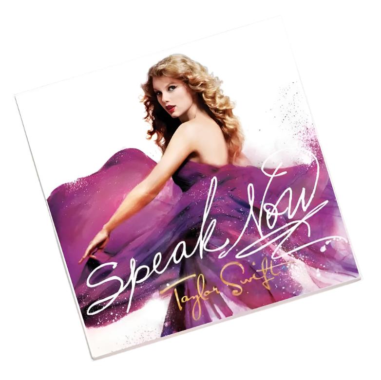 Taylor Swift Album Coasters  Lucky Mfg Co Speak Now  