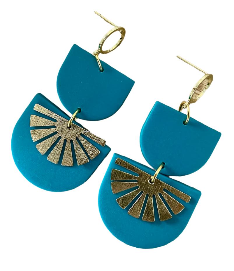 Fannie Drop Earrings  Katie White Designs   