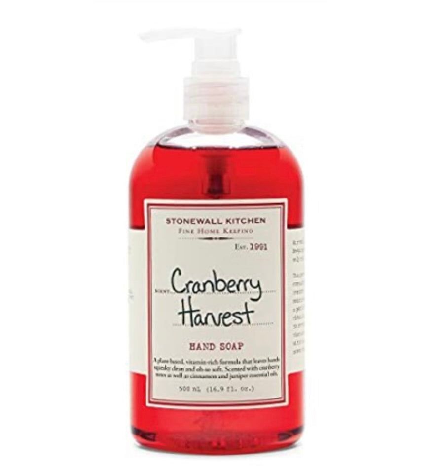 Cranberry Harvest Hand Soap  Stonewall Kitchen   