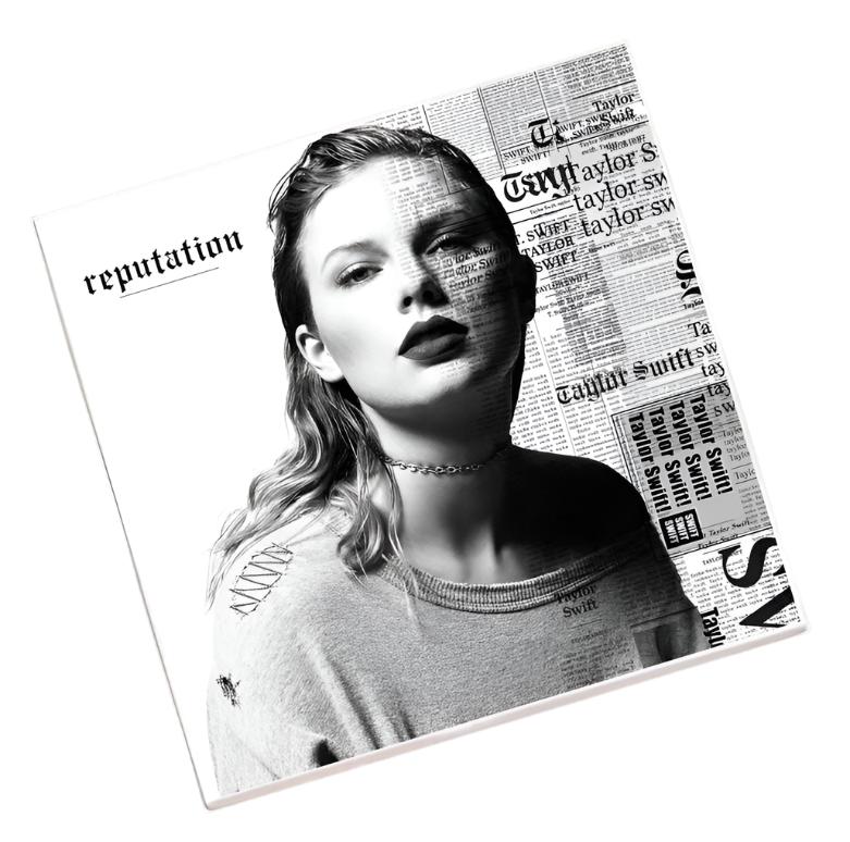 Taylor Swift Album Coasters  Lucky Mfg Co Reputation  