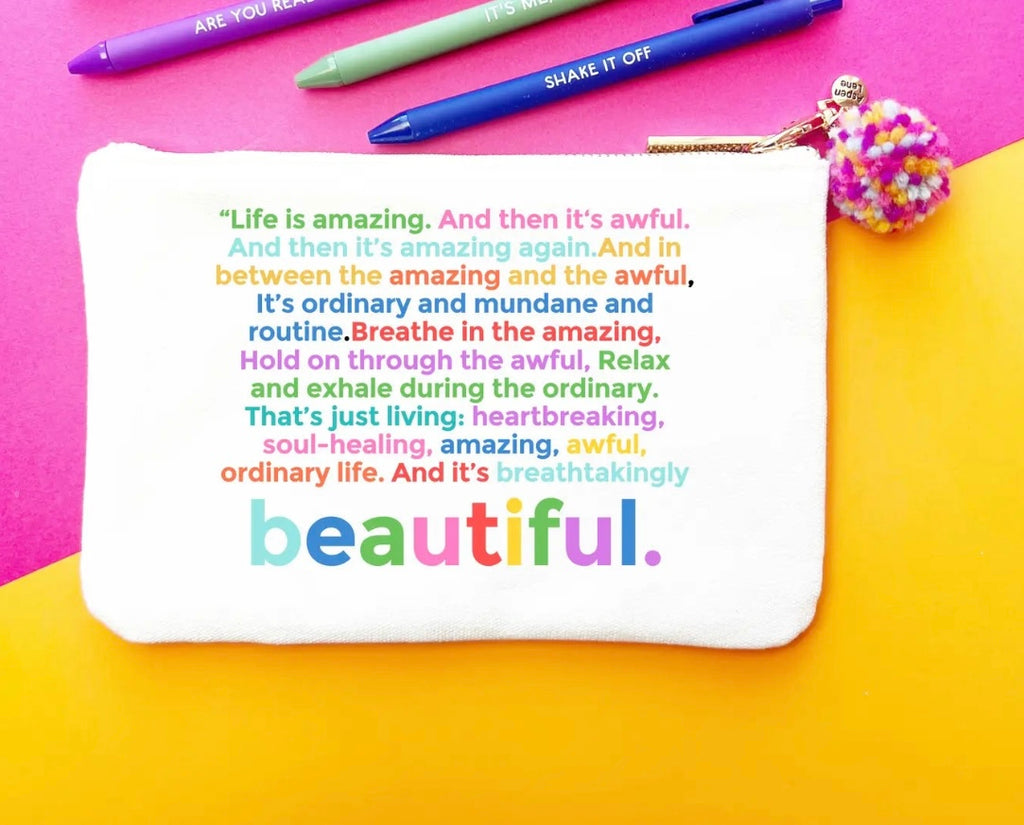 Life Is Amazing Pouch  Aspen Lane   