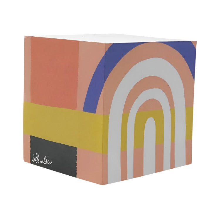 Color Block Sticky Note Cube  Idlewild   