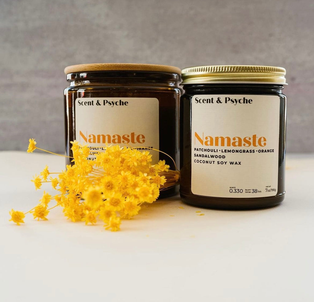 Namaste Candle  Scent & Psyche   