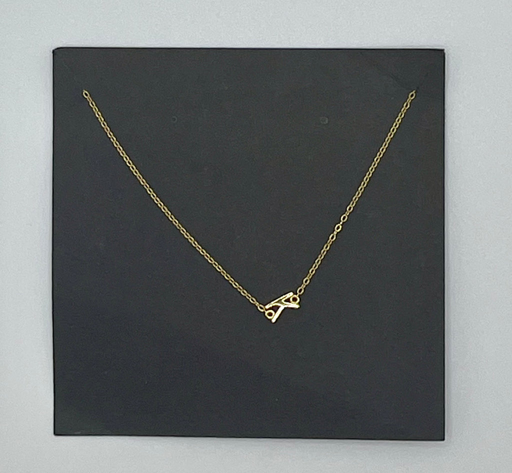 Balance Letter Necklaces Jewlery Lotus Jewelry Studio K  