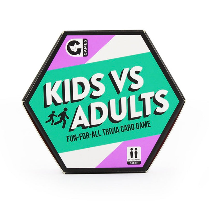 Kids VS Adults Card Game  Ginger Fox   