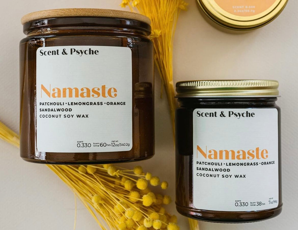 Namaste Candle  Scent & Psyche   