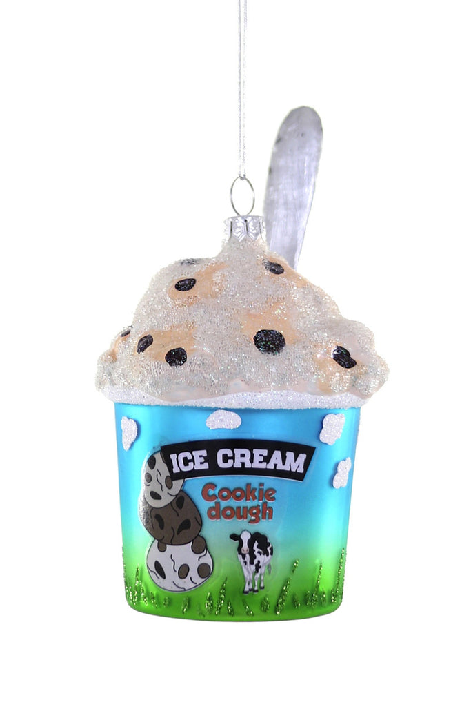 Chocolate Chip Cookie Dough Ice Cream Ornament  Cody Foster   