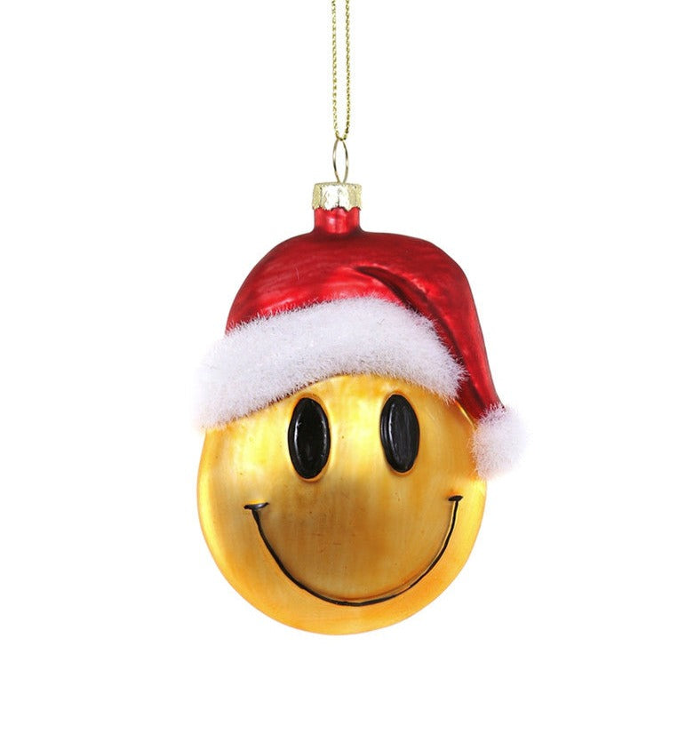 Smiley Santa Ornament  Cody Foster   