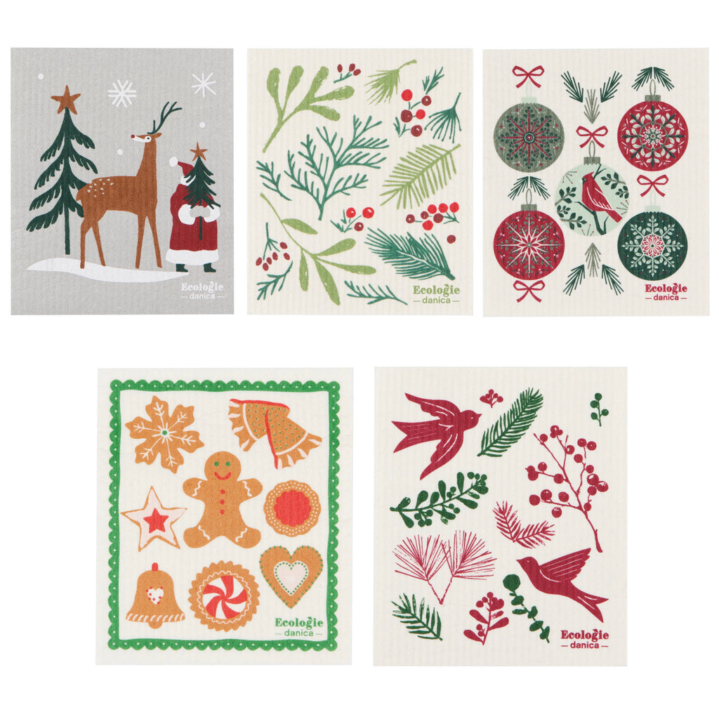 Holiday Swedish Sponge Cloth  Now Designs   