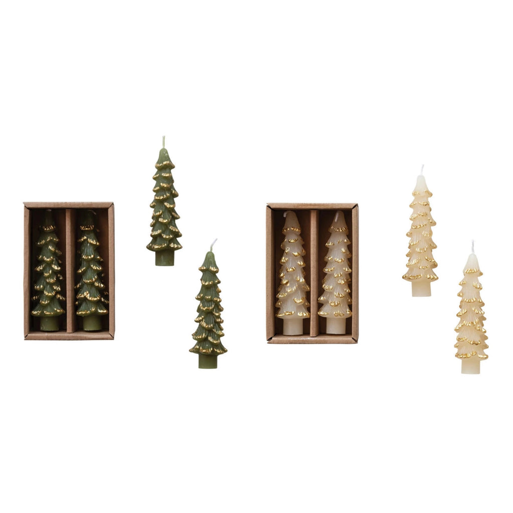 Tree Shaped Candles  Creative Co-Op   