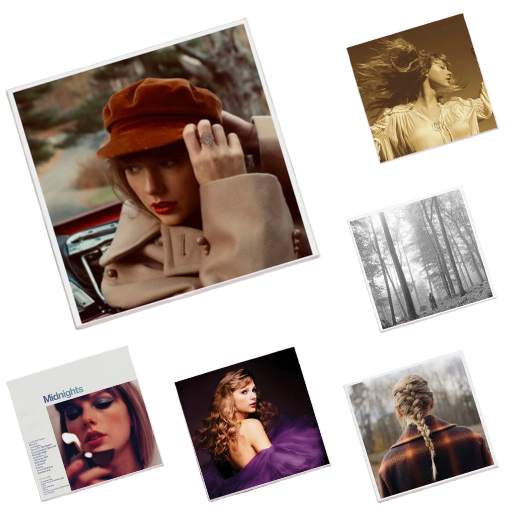 Taylor Swift Album Coasters  Lucky Mfg Co   