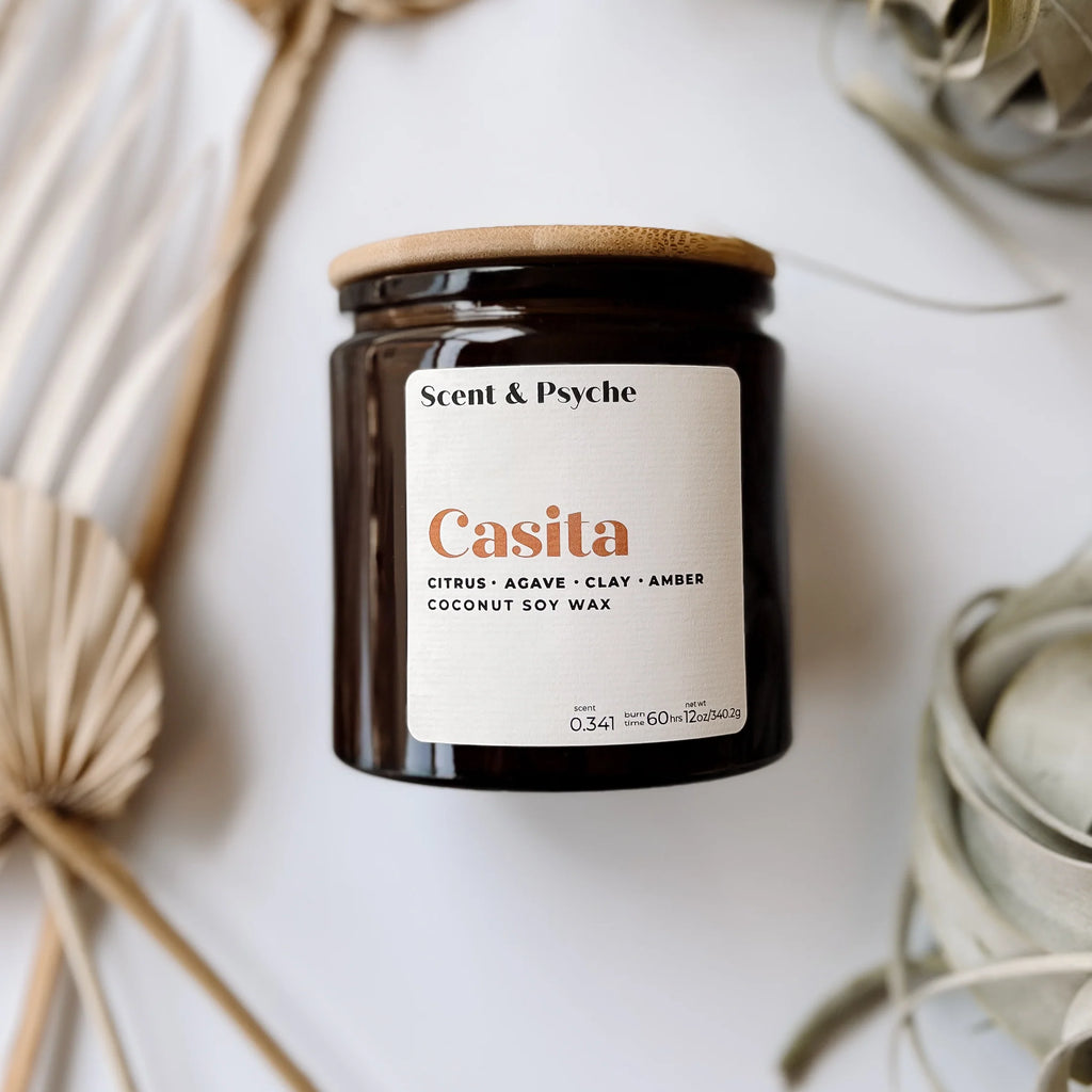 Casita Candles  Scent & Psyche 12oz  