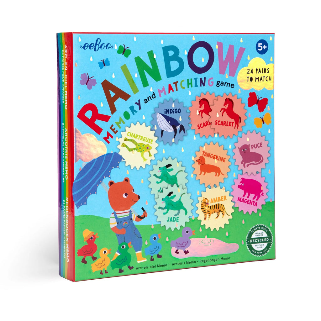 Rainbow Memory & Matching Game  Eeboo   