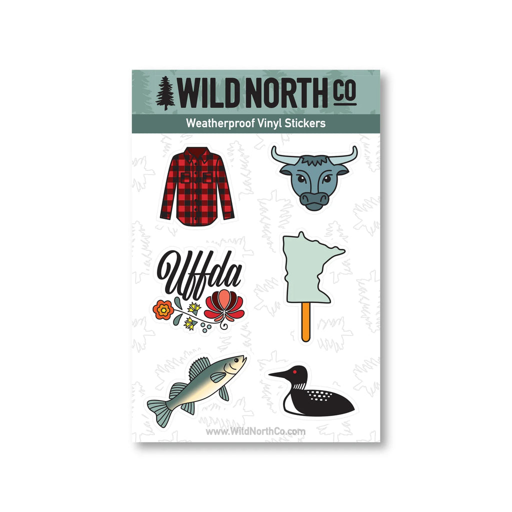 MN Things Sticker Set  Wild North Co   