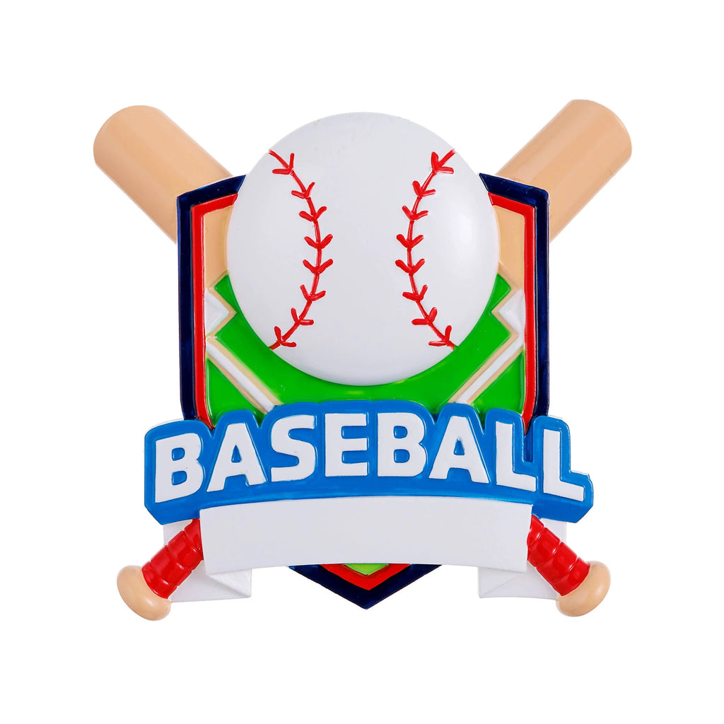 Baseball Shield Ornament  Polar X   