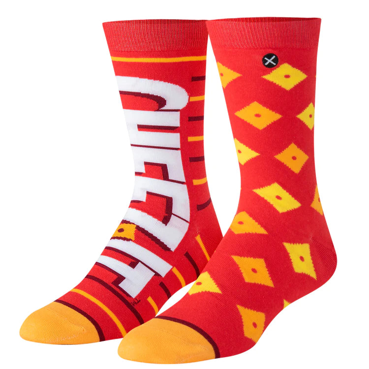 Food Themed Mens Crew Socks  Cool Sox Cheez It Crackers  