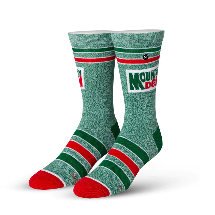 Soda Pop Socks  Cool Sox Mountain Dew Mens  