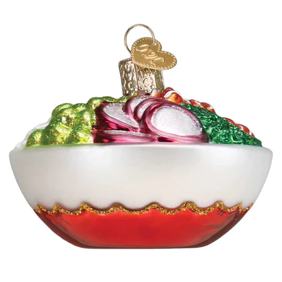 Poke Bowl Ornament  Old World Christmas   