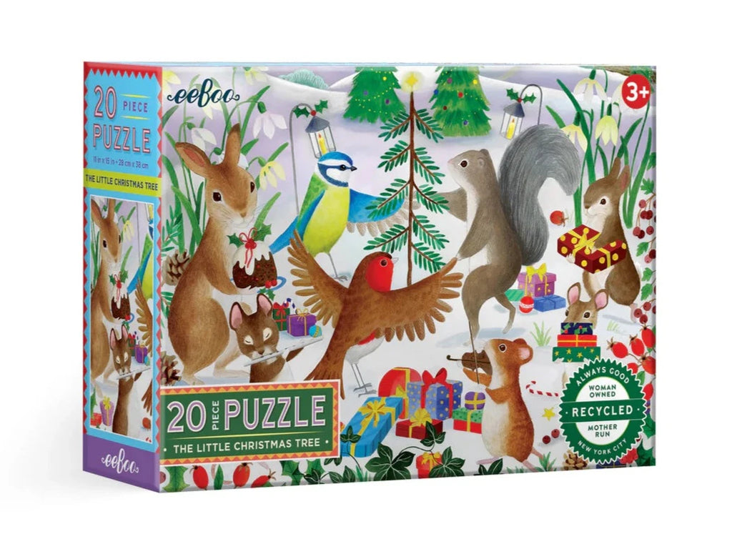 The Little Christmas Tree 20pc Puzzle  Eeboo   