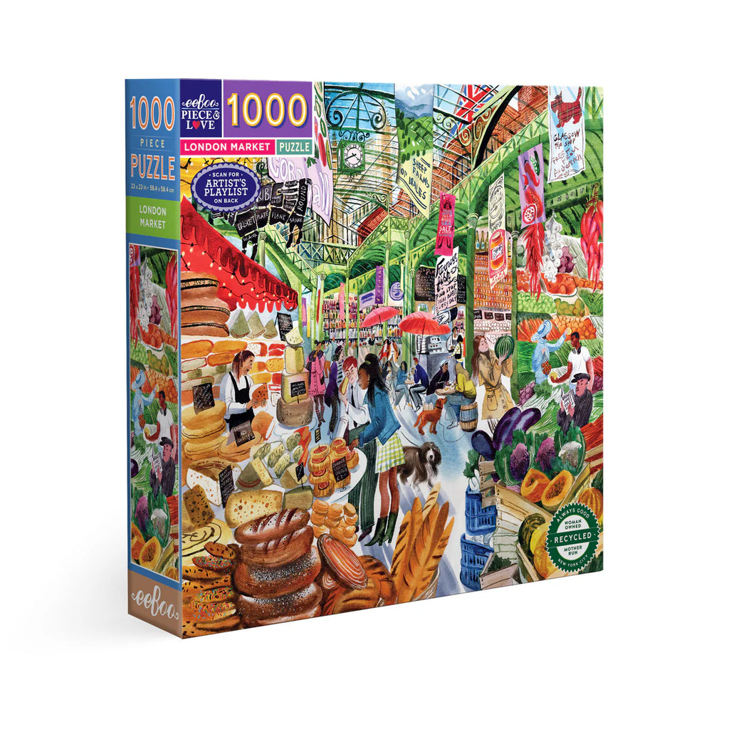 London Market 1000 Piece Puzzle  Eeboo   