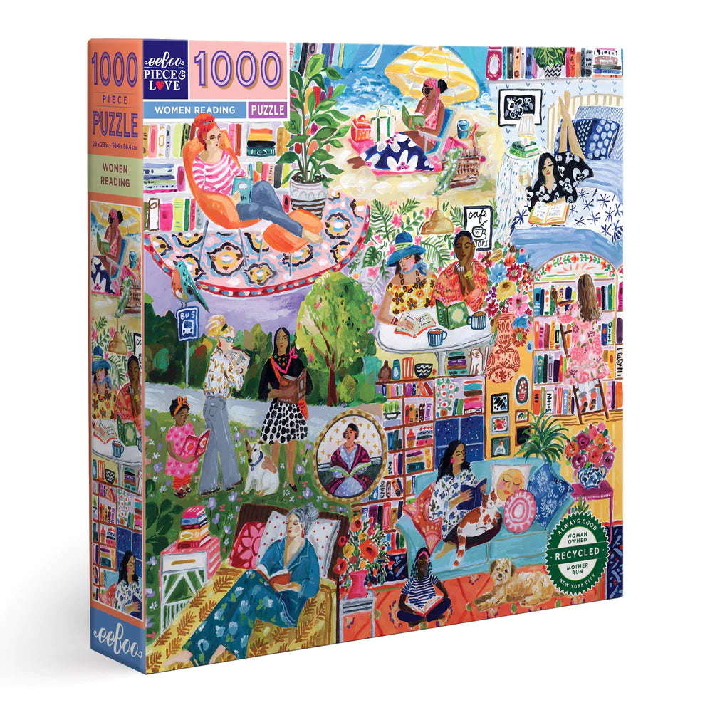 Women Reading 1000 Pc Puzzle  Eeboo   