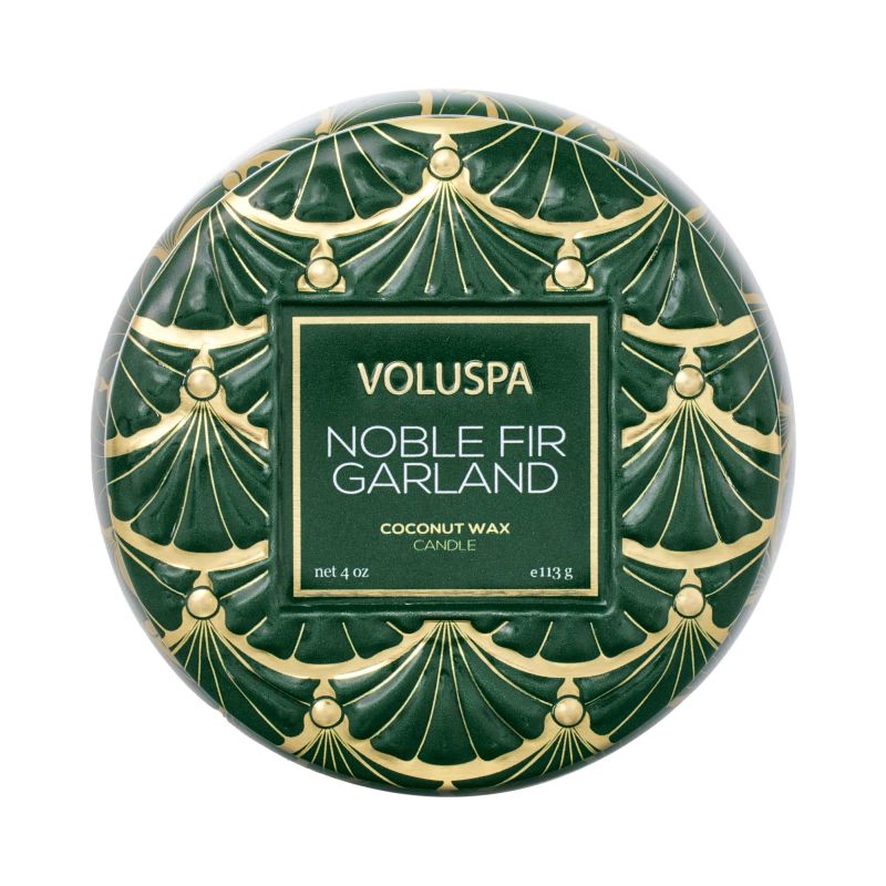 Noble Fir Garland Candles  Voluspa   