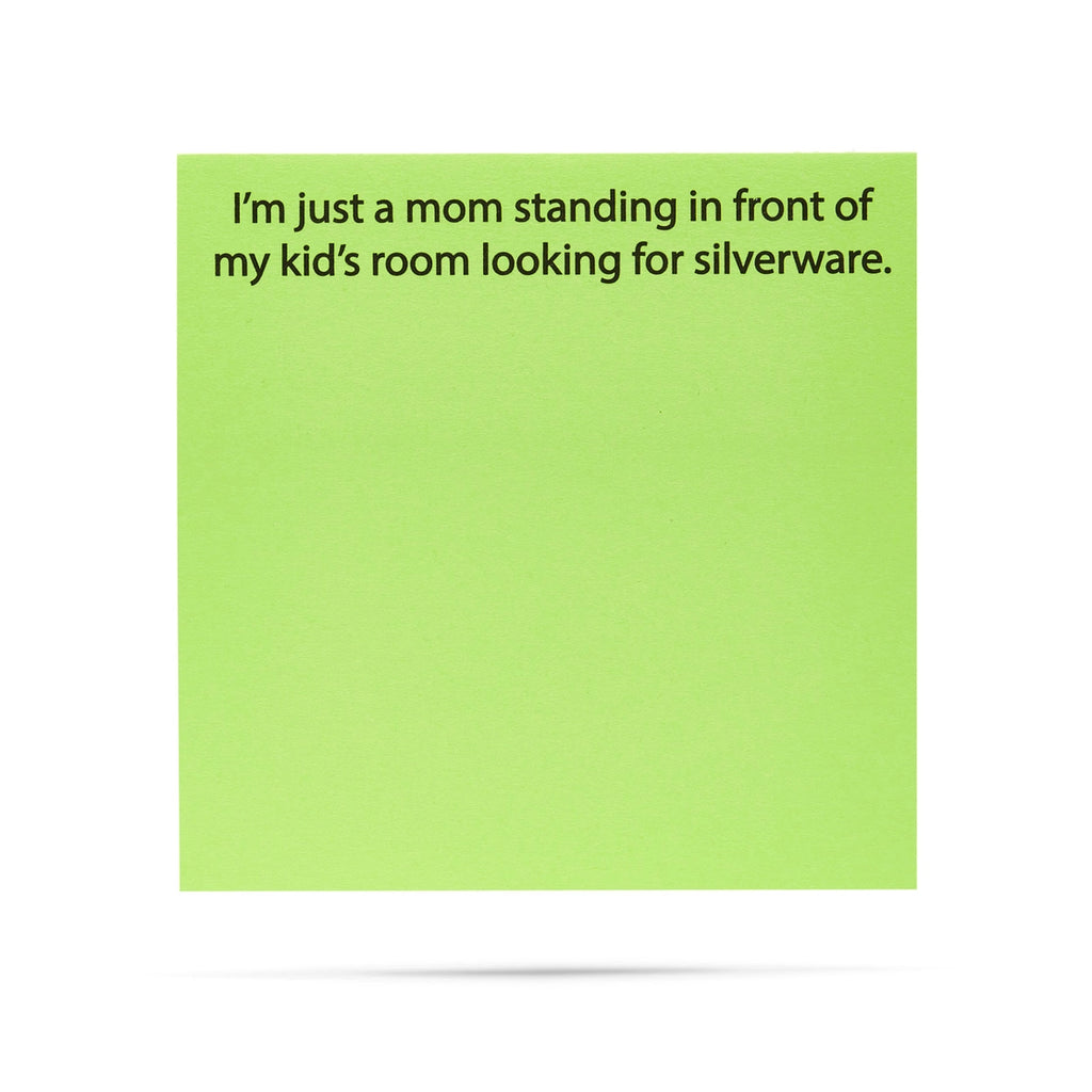 Mom Looking For Silverware Sticky Notes  Ellembee Gift   