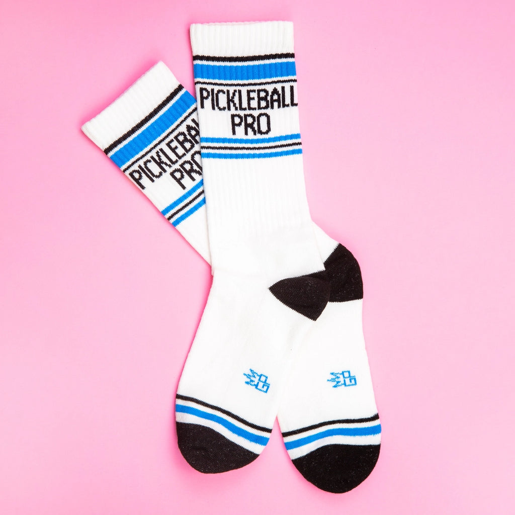 Pickleball Pro Gym Crew Socks  Gumball Poodle   