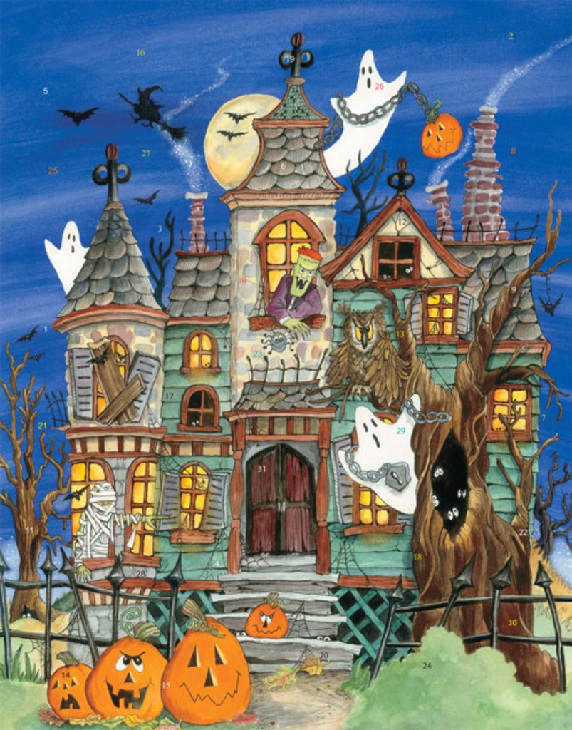 Haunted House Countdown Calendar  Vermont Christmas Company   