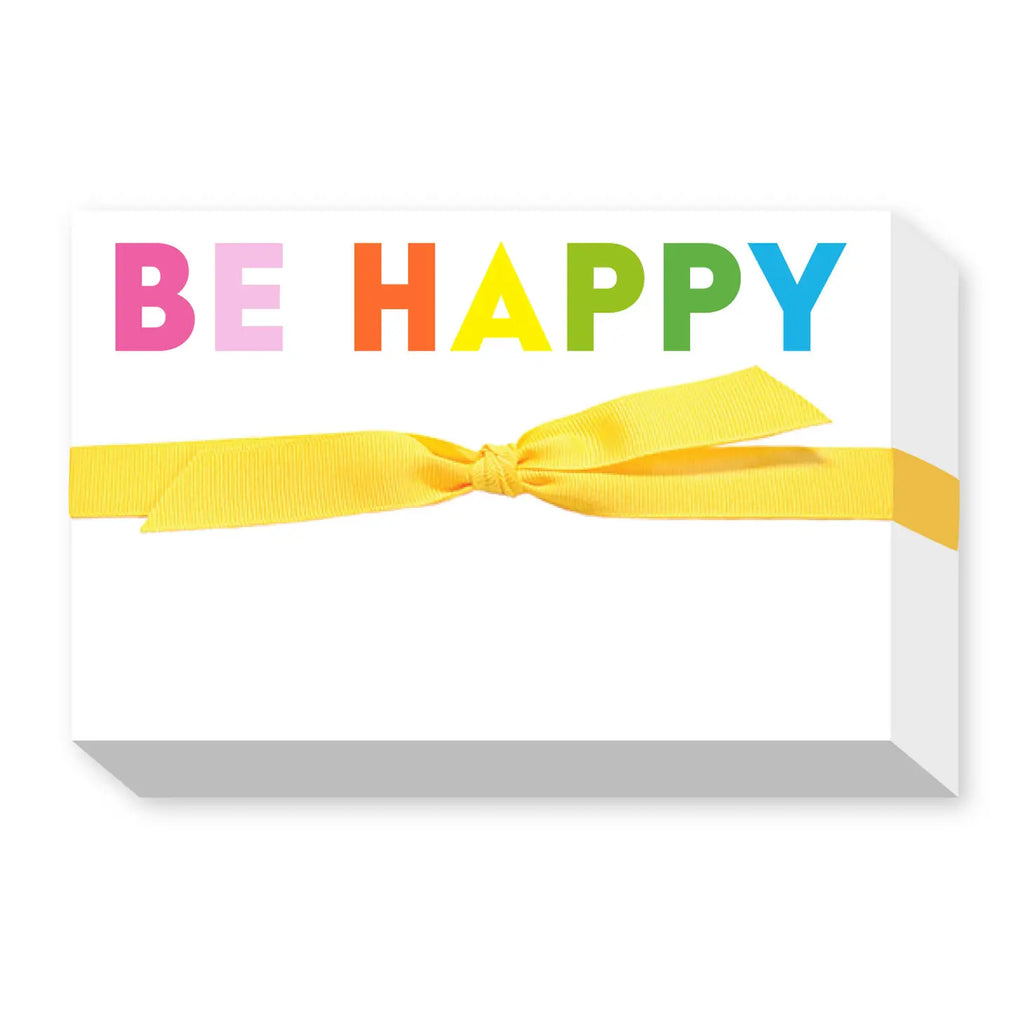 Be Happy Notepad  Donovan Designs   