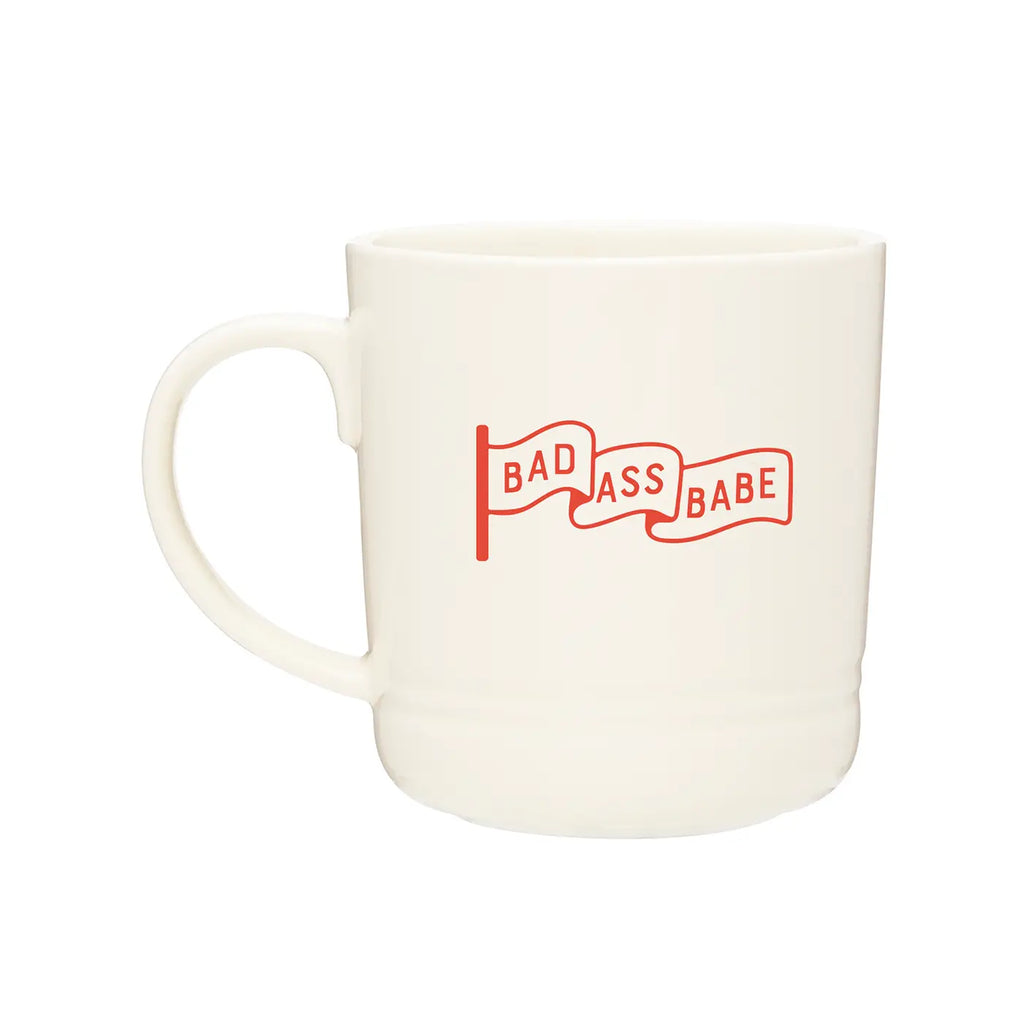 Badass Babe Coffee Mug  Ruff House Print Shop   