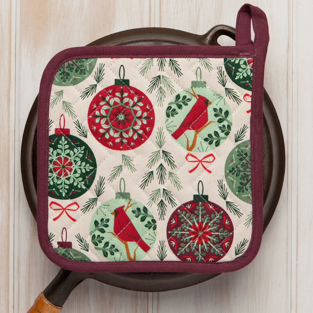 Good Tidings Potholder or Oven Mitt  Now Designs   