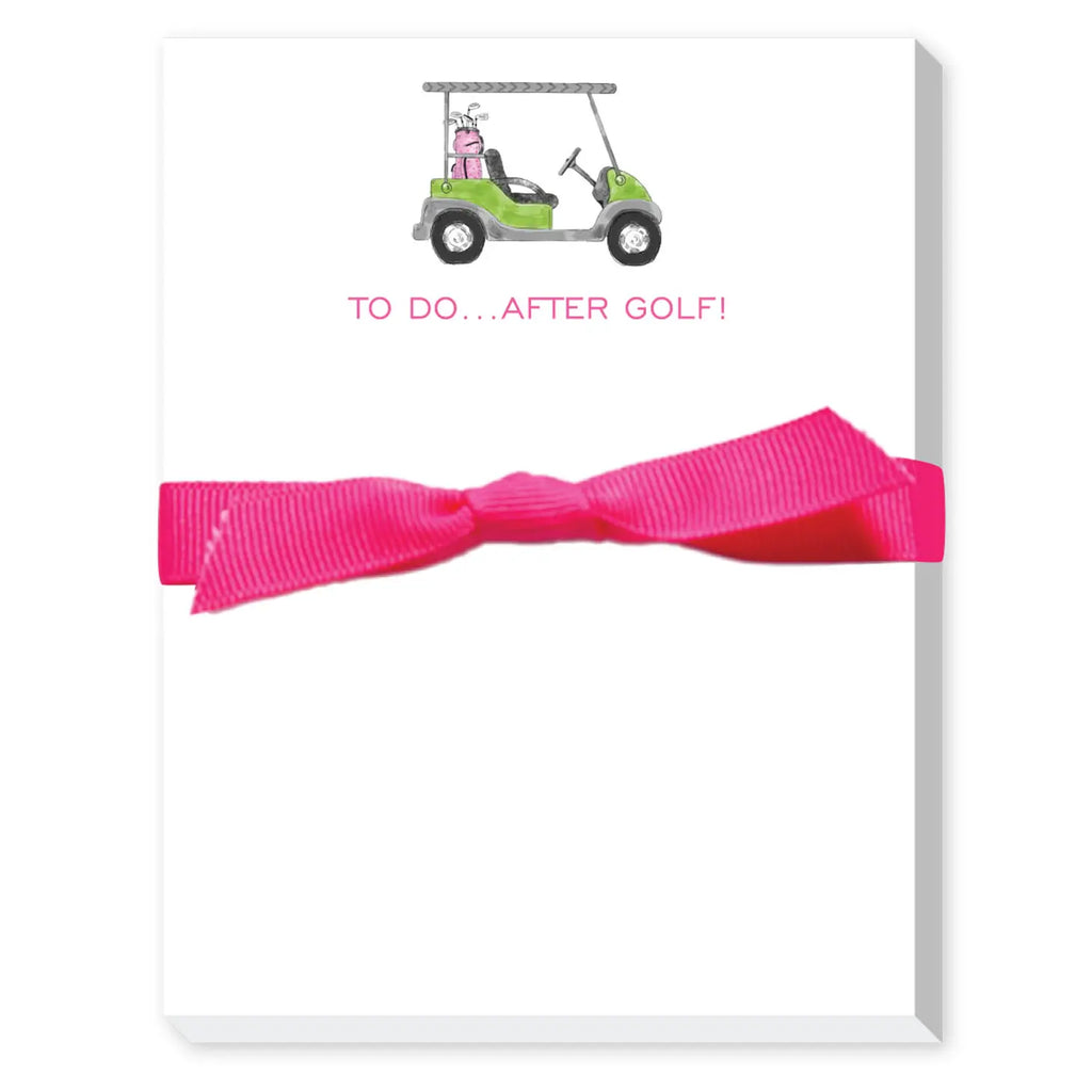 To Do After Golf Mini Notepad  Donovan Designs   