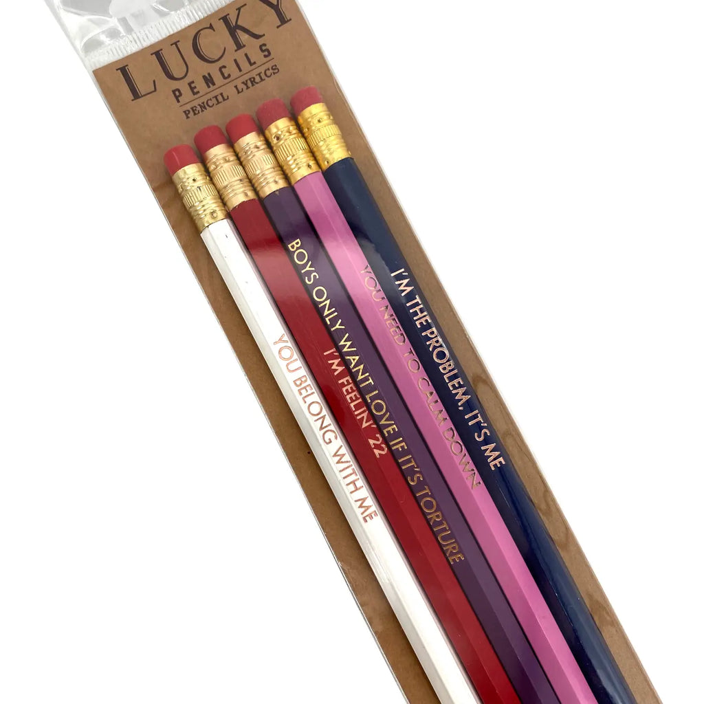 Taylor Swift Pencil Set  Lucky Mfg Co   