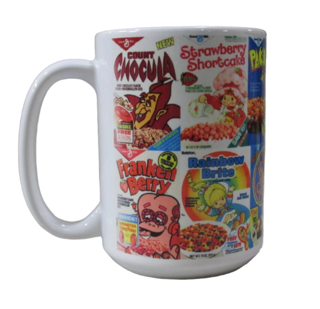 1980s Cereal Box Mug  Raven Design   