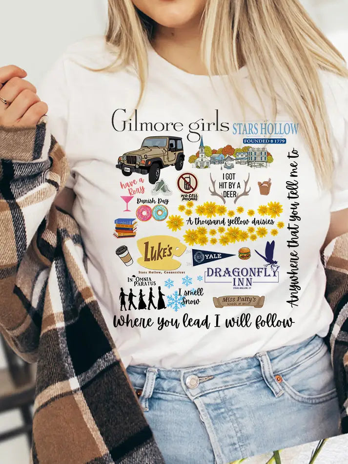 Gilmore Girls Collage Tee  House of Rodan   