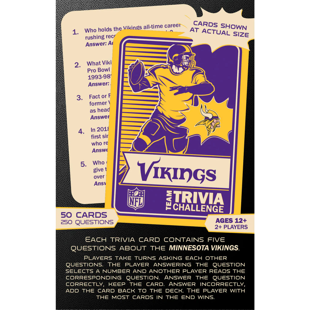 Minnesota Vikings Trivia Game  Masterpieces   