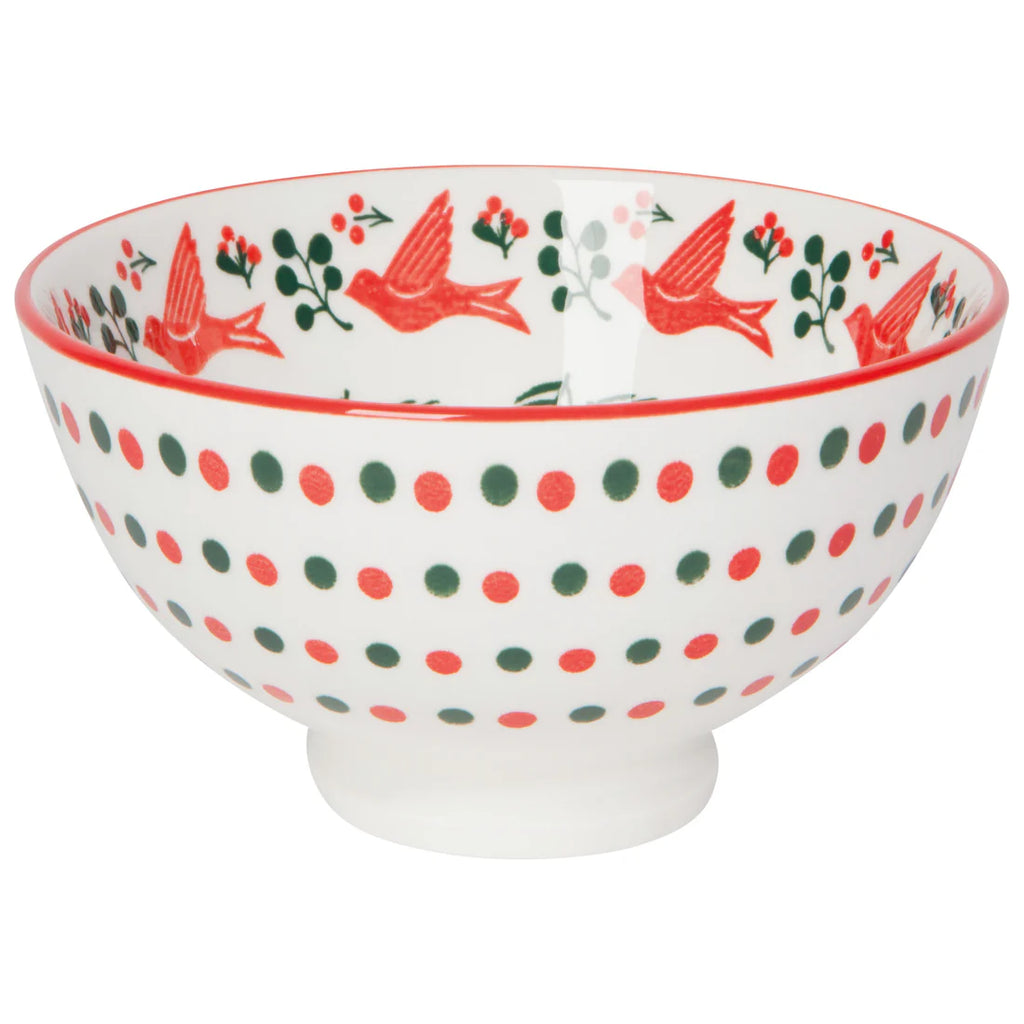 Holiday Stamped Bowl  Now Designs Winterberry  