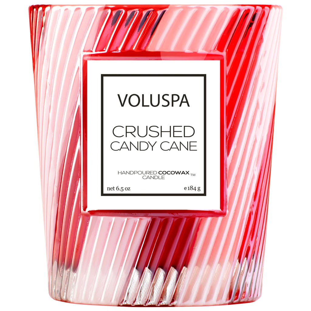 Crushed Candy Cane Candles  Voluspa   