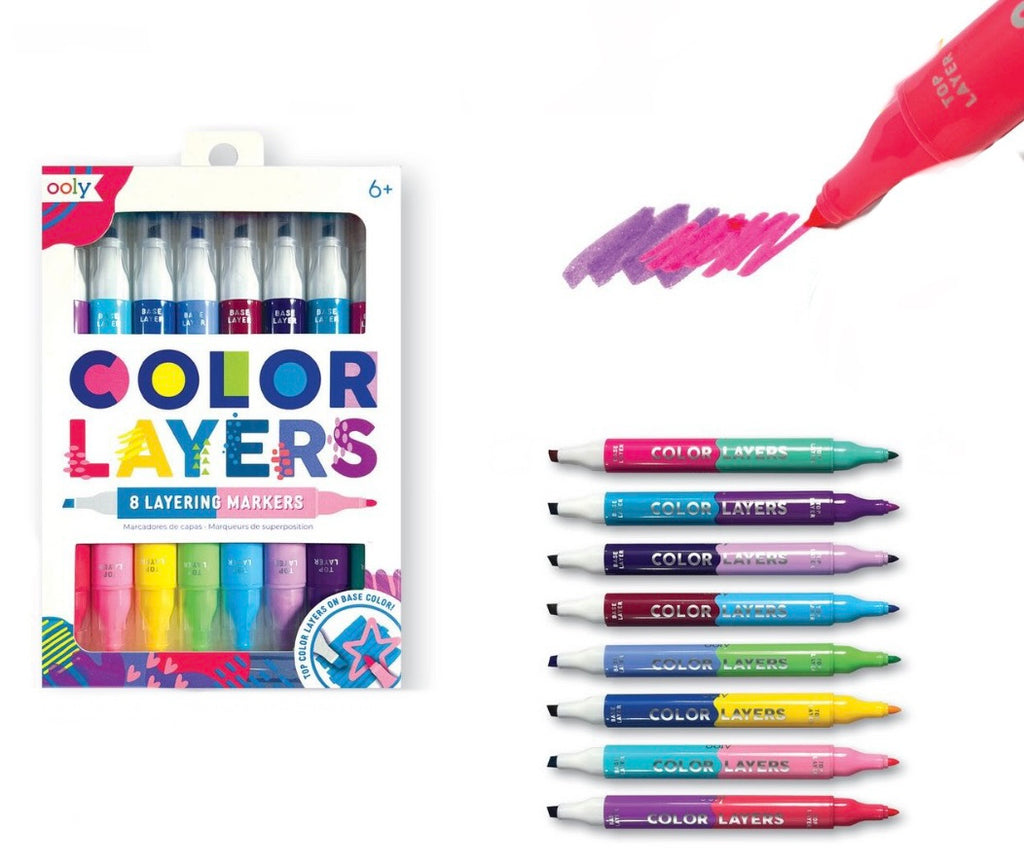 Color Layers Double Ended Markers  Ooly   