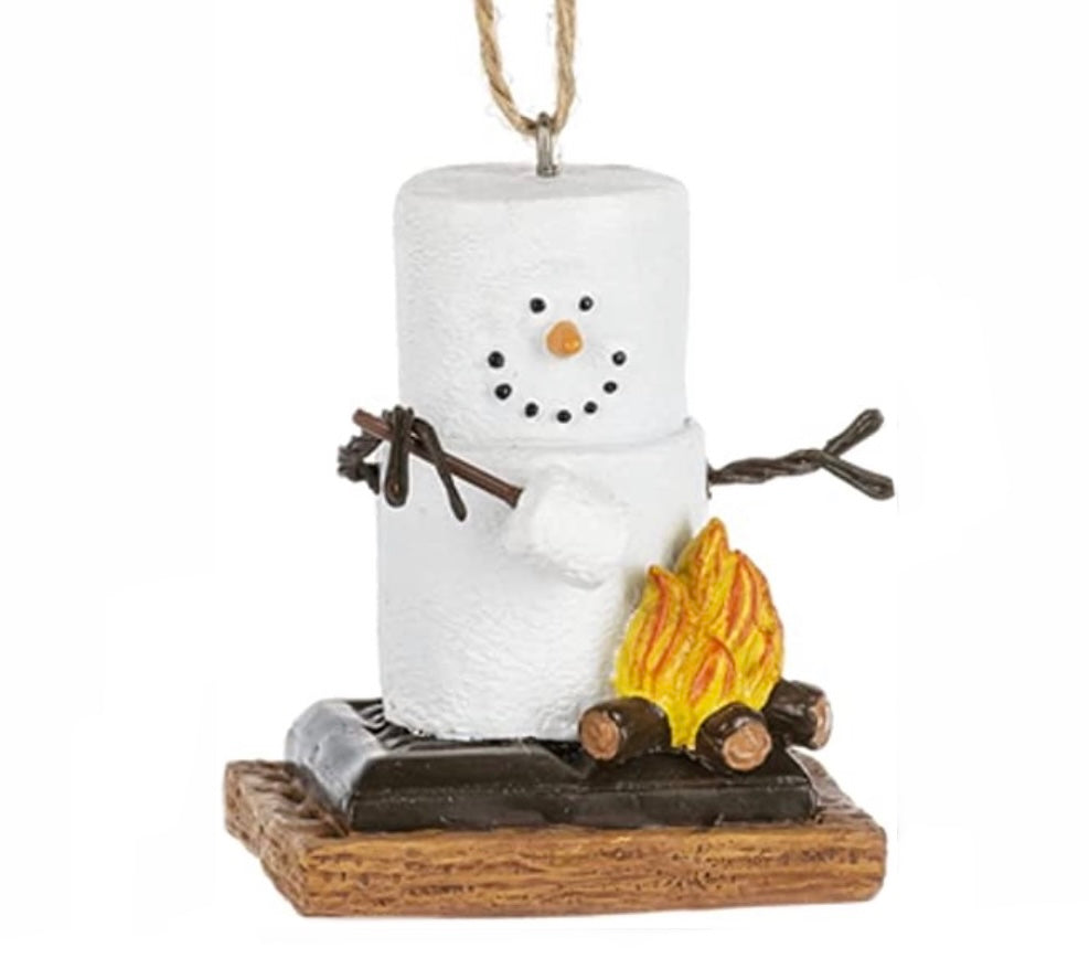 S'mores Roasting Marshmallows Ornament  Ganz   