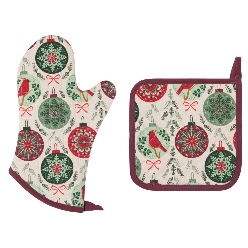 Good Tidings Potholder or Oven Mitt  Now Designs   