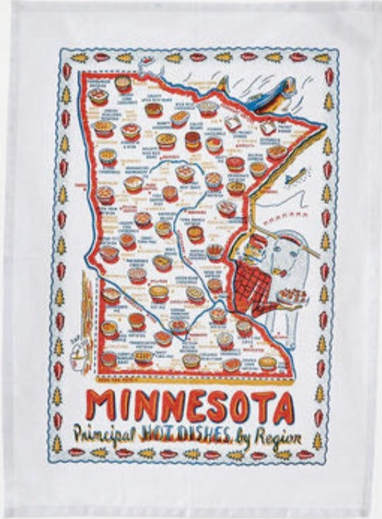 Minnesota Hotdish Towel  180 Degrees   