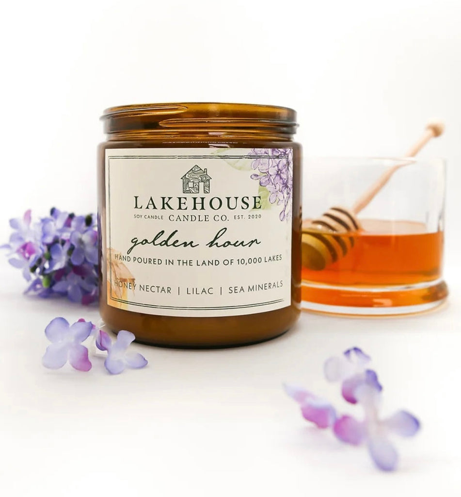 Golden Hour Candle  Lakehouse Candle Co.   