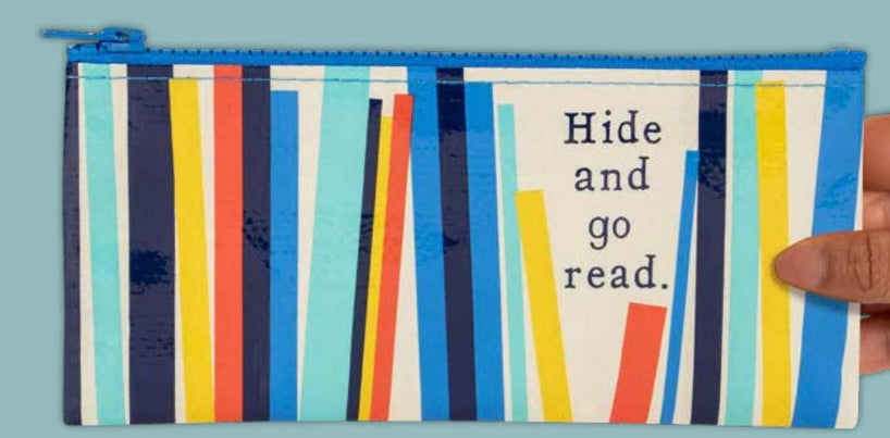 Hide & Go Read Pencil Case  Blue Q   