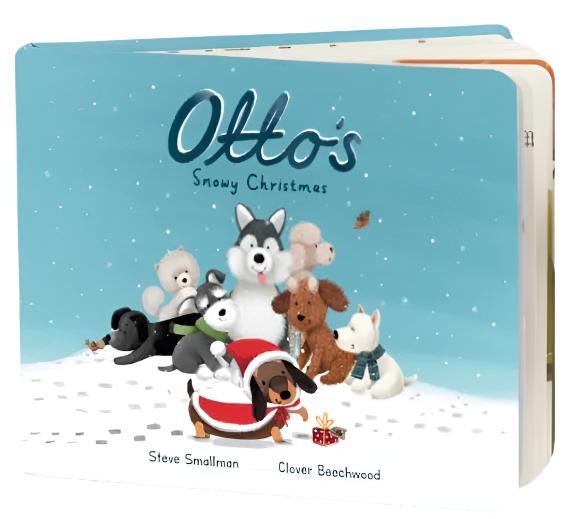 Ottos Snowy Christmas Book  Jellycat   