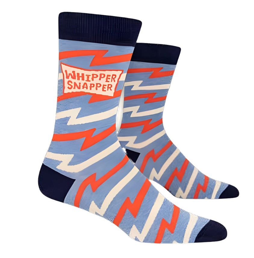 Whippersnapper Men's Crew Socks  Blue Q   