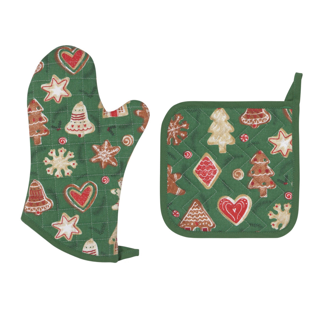 Christmas Cookies Oven Mitt & Potholder  Now Designs   